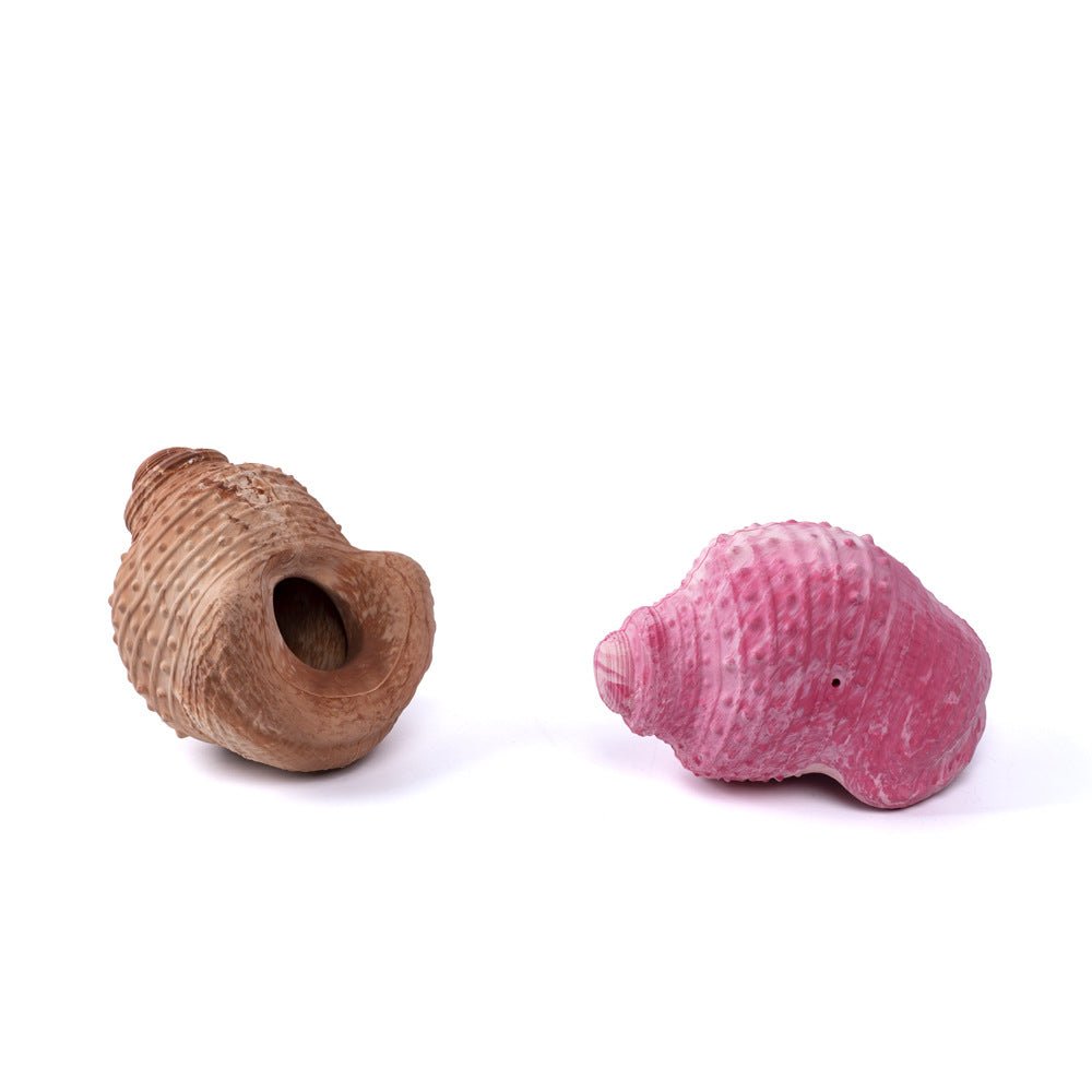 Amazon Hot Selling Dog Product Supplier Natural Rubber Conch Shape Food Leakage Dog Toy | Feisuo Pet