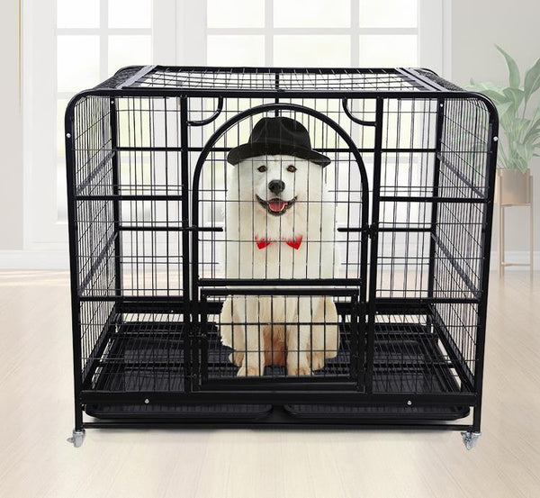 Ready Stock Small Wholesale & OEM Large Capactity Dog Cage Strengthen Cage | Feisuo Pet