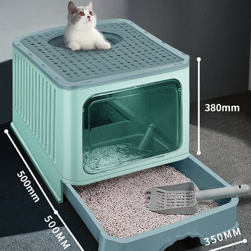 Ready Stock & Small Wholesale Support Super Large Splash Proof Cat Litter Box - Feisuo Pet