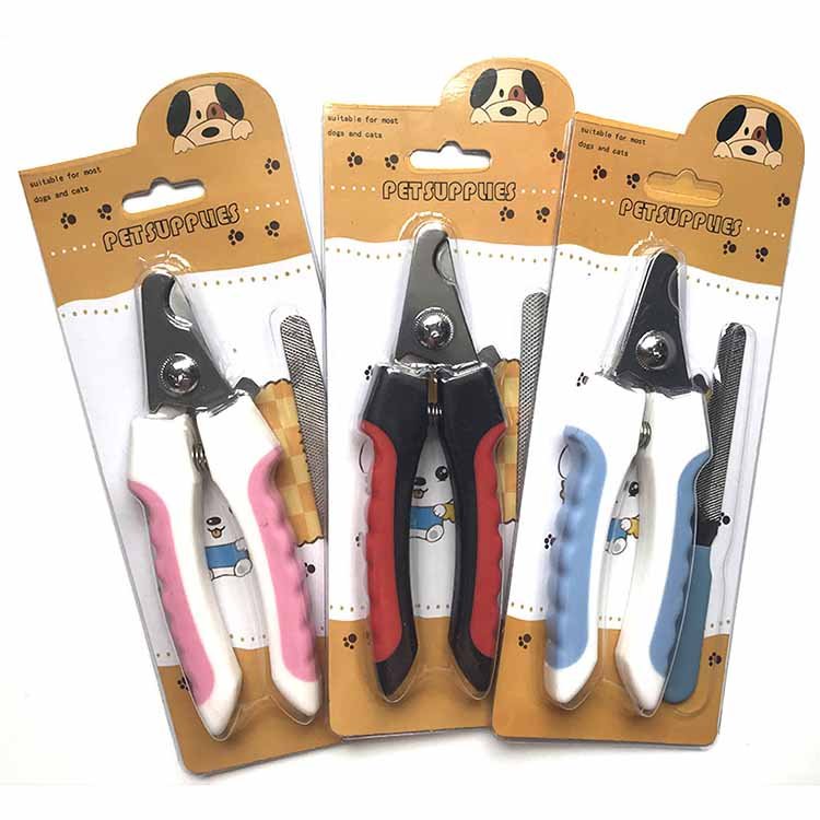 Ready Stock Wholesale & OEM 2pcs Sets Pet Nail Clipper +File | Feisuo Pet