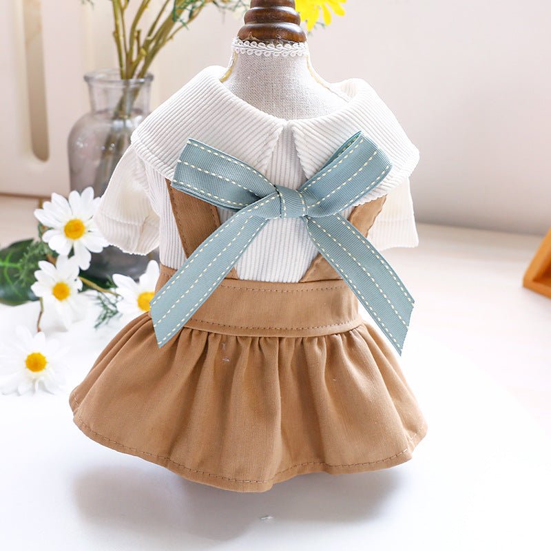 Ready Stock Wholesale & OEM Autumn & Spring Princess Doll Collar Pet Dress - Feisuo Pet