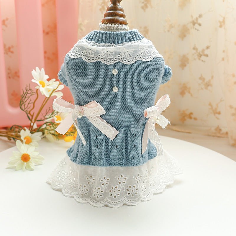 Ready Stock Wholesale & OEM Beautiful Lady Bow Tie Pet Sweater - Feisuo Pet