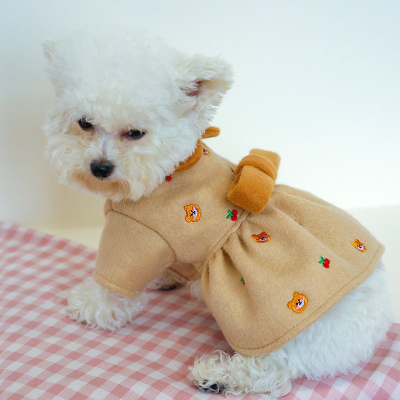 Ready Stock Wholesale & OEM Beautiful Pet Woolen Dress Coat - Feisuo Pet