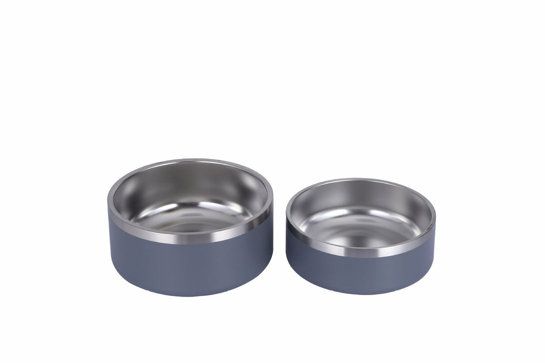 Ready Stock Wholesale OEM Brand 304 Double Layer Stainless Pet Bowl 32oz & 64oz - Feisuo Pet