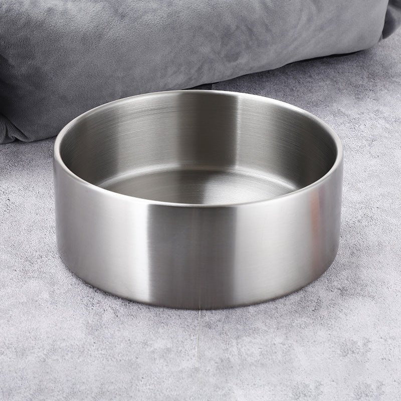 Ready Stock Wholesale OEM Brand 304 Double Layer Stainless Pet Bowl 32oz & 64oz - Feisuo Pet