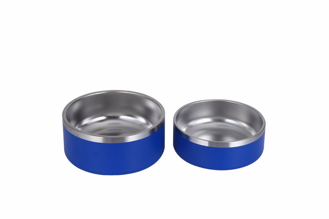 Ready Stock Wholesale OEM Brand 304 Double Layer Stainless Pet Bowl 32oz & 64oz - Feisuo Pet