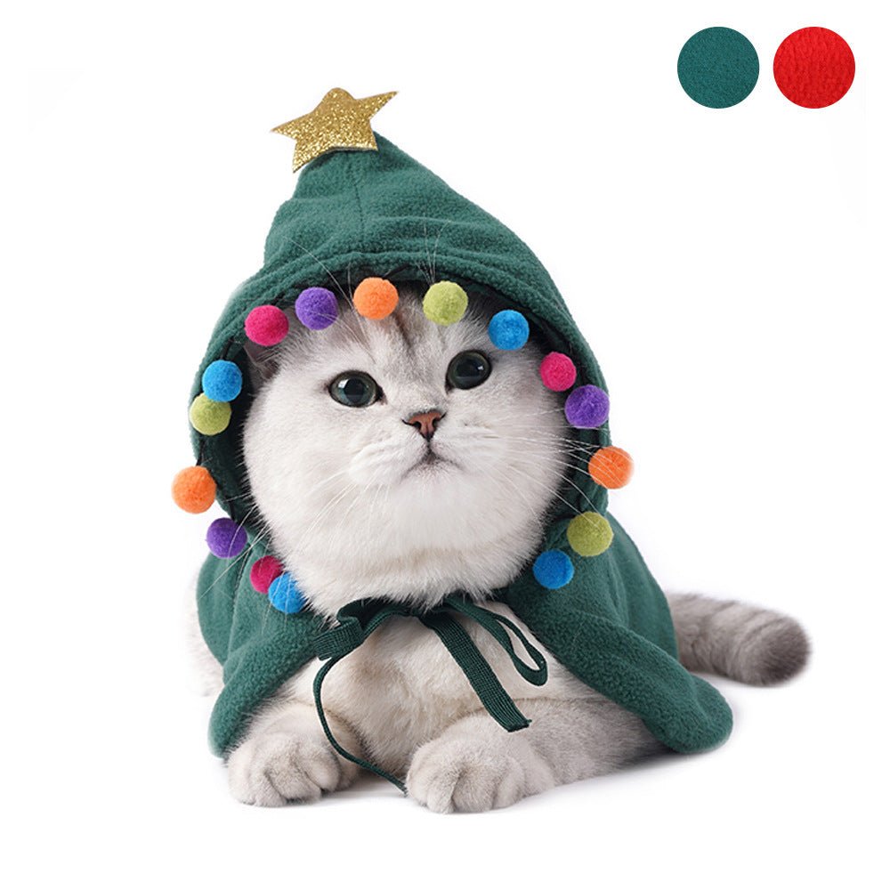 Ready Stock Wholesale & OEM Christmas Pet Cloak Funny Cat Clothing | Feisuo Pet