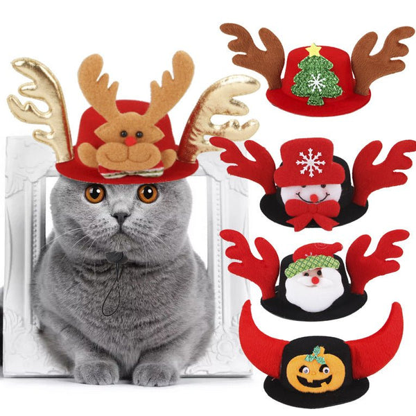 Ready Stock Wholesale & OEM Christmas Pet Headdress Cat Dog Decoration | Feisuo Pet