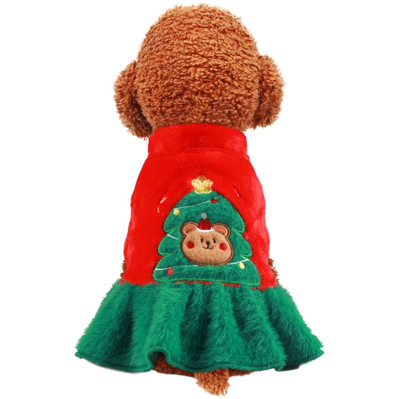 Ready Stock Wholesale & OEM Christmas Tree Pet Winter Dress - Feisuo Pet