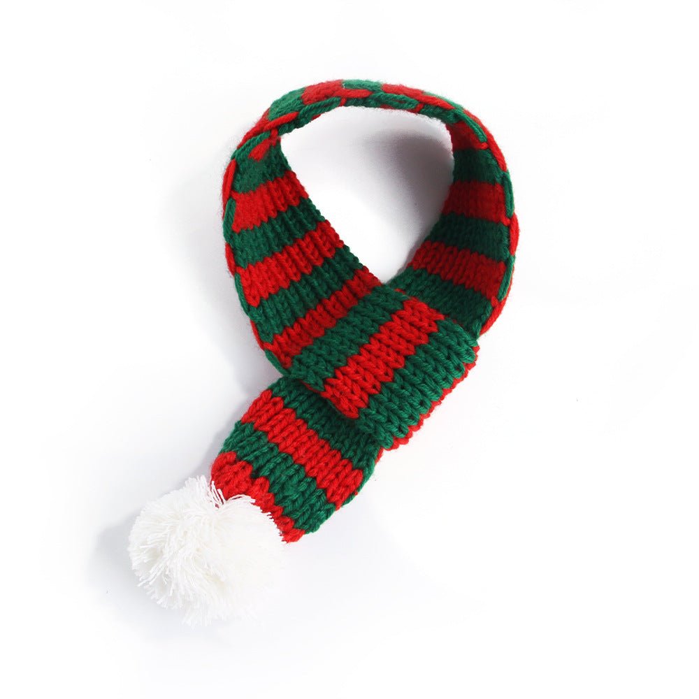 Ready Stock Wholesale & OEM Christmas Winter Dog Cat Knitted Scarves - Feisuo Pet