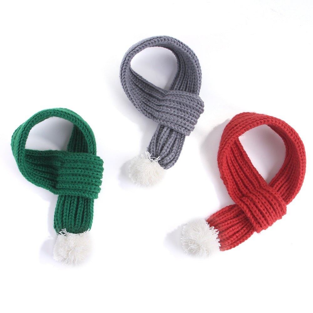 Ready Stock Wholesale & OEM Christmas Winter Dog Cat Knitted Scarves - Feisuo Pet