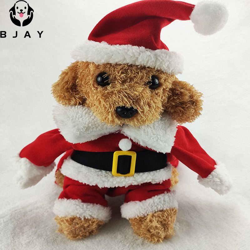 Ready Stock Wholesale & OEM Classic Christmas Pet Clothing Dog Santa Clothes - Feisuo Pet