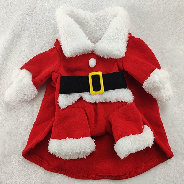 Ready Stock Wholesale & OEM Classic Christmas Pet Clothing Dog Santa Clothes | Feisuo Pet