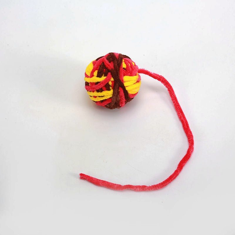 Ready Stock Wholesale & OEM Colorful Cats Dogs Yarn Balls With Bell - Feisuo Pet