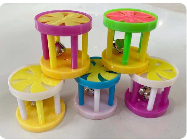 Ready Stock Wholesale & OEM Colorful Plastic Drum with Bell Cat Toy - Feisuo Pet