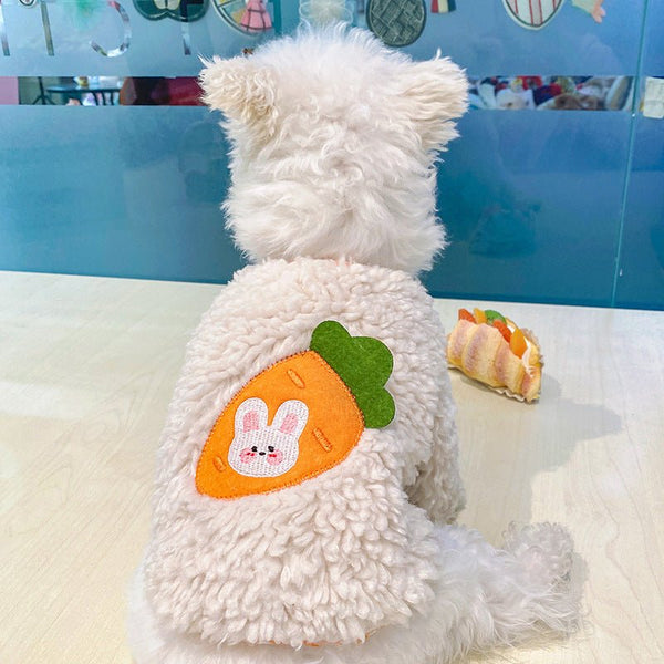 Ready Stock Wholesale & OEM Cute Carrot Fleece Pet Vest Winter Clothing - Feisuo Pet