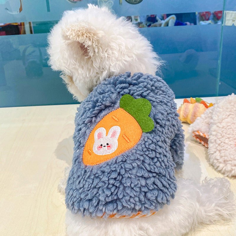 Ready Stock Wholesale & OEM Cute Carrot Fleece Pet Vest Winter Clothing - Feisuo Pet