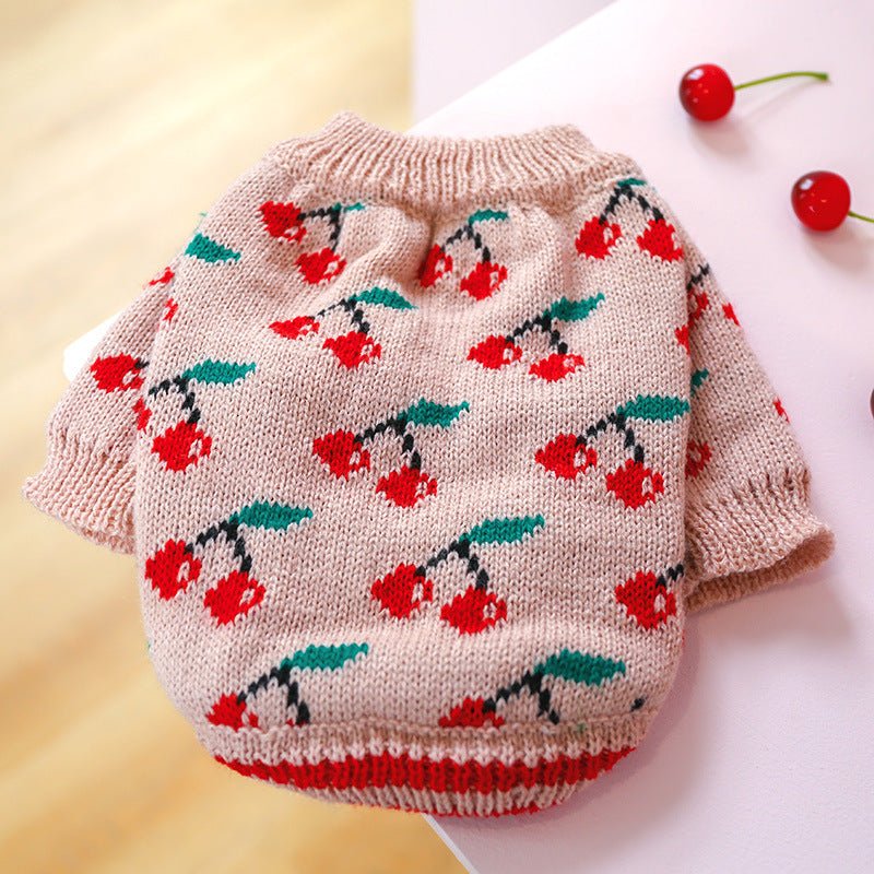 Ready Stock Wholesale & OEM Cute Cherry Pet Sweater - Feisuo Pet