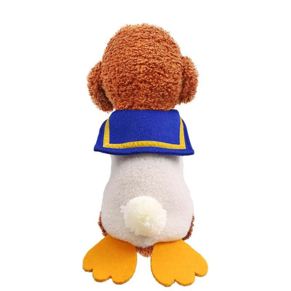 Ready Stock Wholesale & OEM Cute Donald Duck Pet Winter Fleece Vest - Feisuo Pet