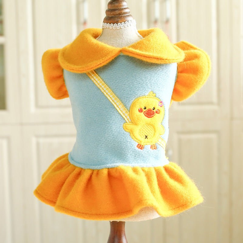 Ready Stock Wholesale & OEM Cute Duck Woolen Pet Dress Coat - Feisuo Pet