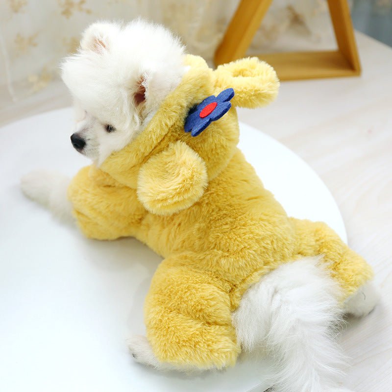 Ready Stock Wholesale & OEM Cute Flower Fleece Pet Jumpsuits - Feisuo Pet