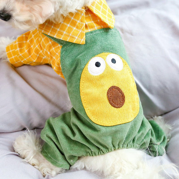 Ready Stock Wholesale & OEM Cute Green Spring Pet Jumpsuits for Dog Cat Clothing - Feisuo Pet