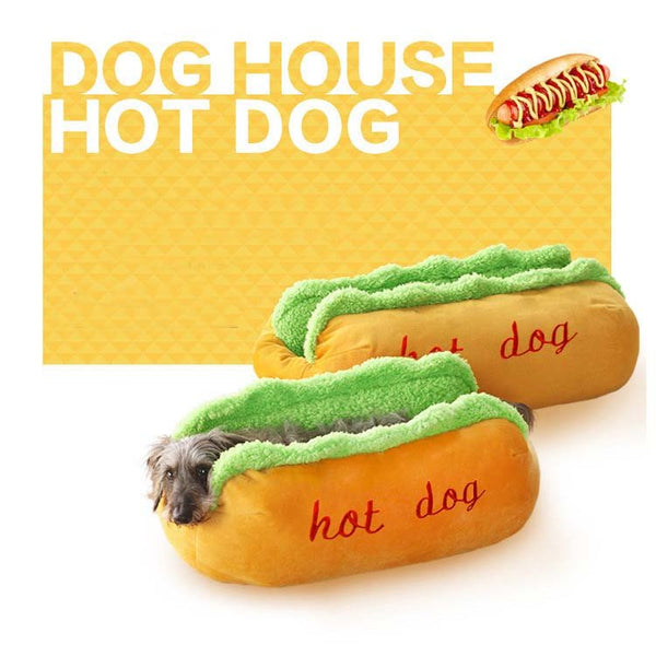 Ready Stock Wholesale & OEM Cute Hot Dog Dog House Winter Pet Bed Detachable & Washable | Feisuo Pet