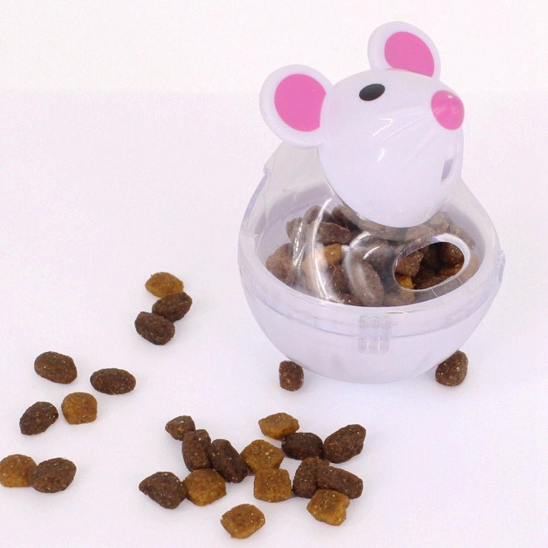 Ready Stock Wholesale & OEM Cute Mouse Design Food Leakeage Tumbler Toy - Feisuo Pet