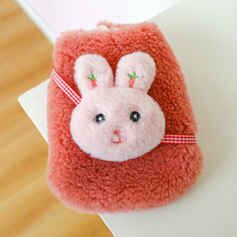 Ready Stock Wholesale & OEM Cute Rabbit Bag Fleece Pet Vest - Feisuo Pet