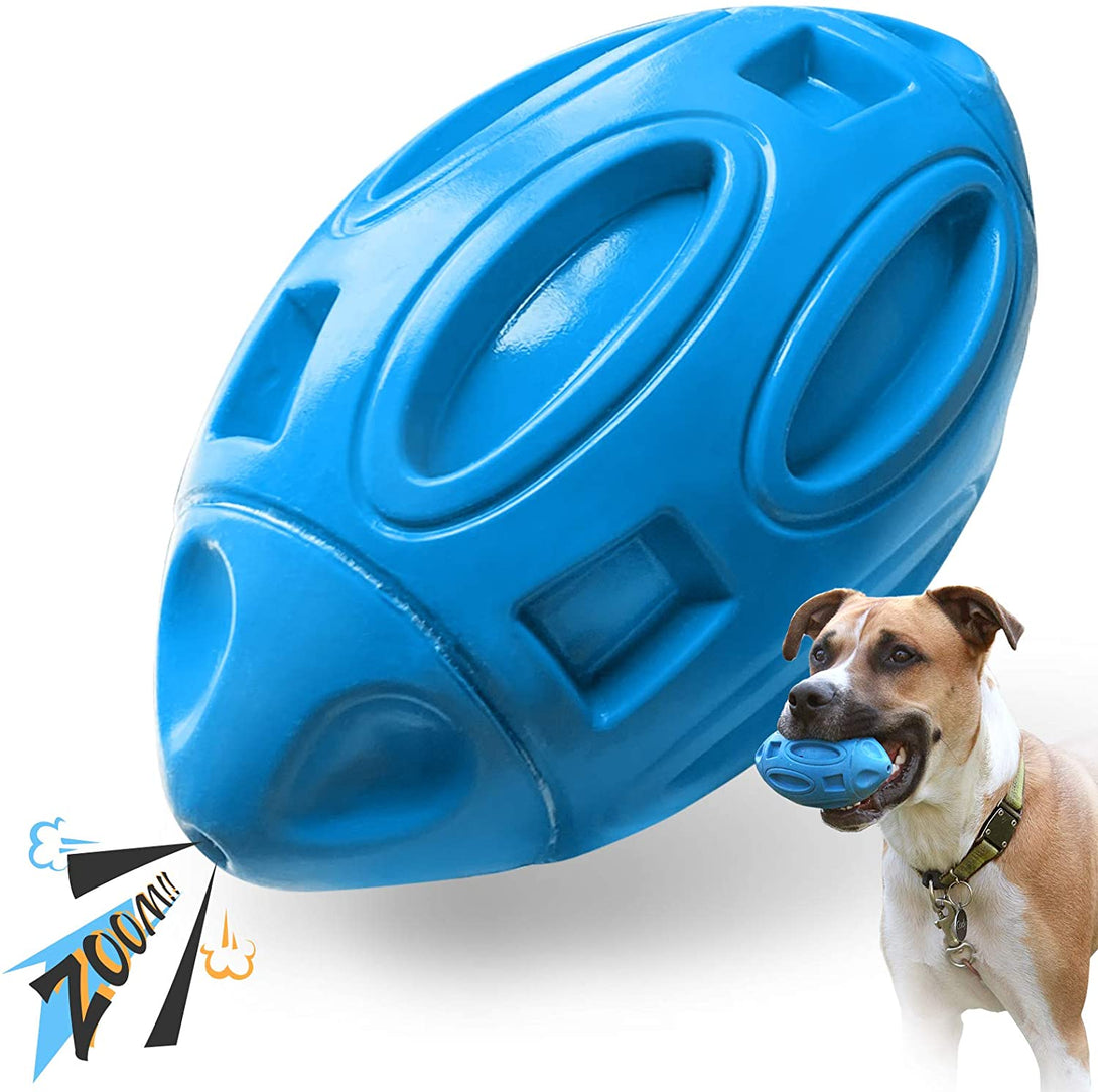 Ready Stock Wholesale & OEM Dog Rugby Chew Toy With Sound Bite Resistant | Feisuo Pet