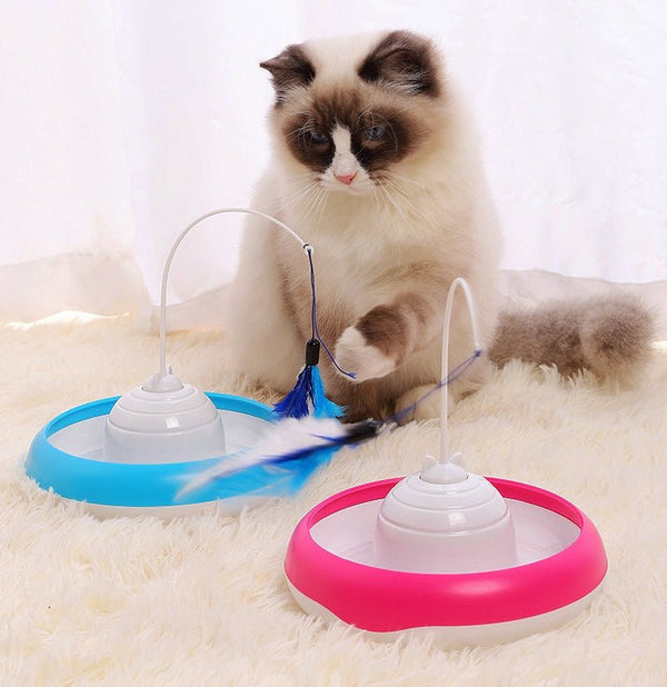 Ready Stock Wholesale & OEM Electric Rotating Funny Cat Play Board - Feisuo Pet