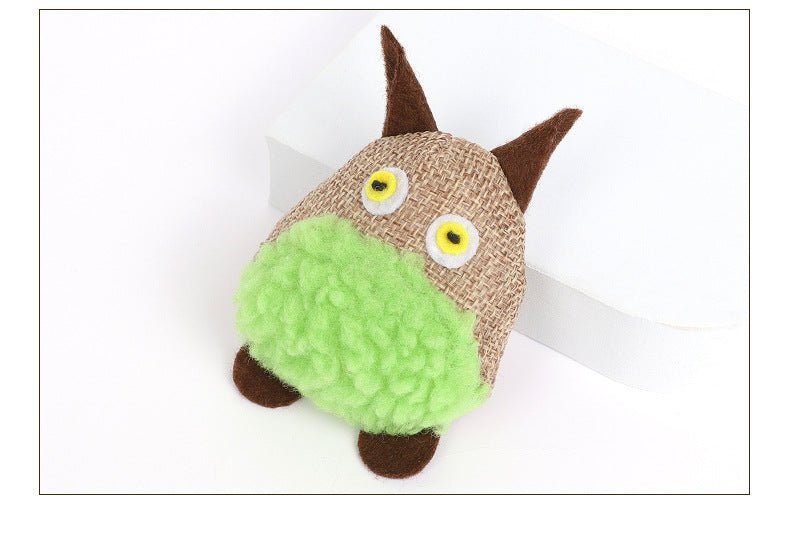 Ready Stock Wholesale & OEM Fabric Owl Plush Toy with Catnip - Feisuo Pet