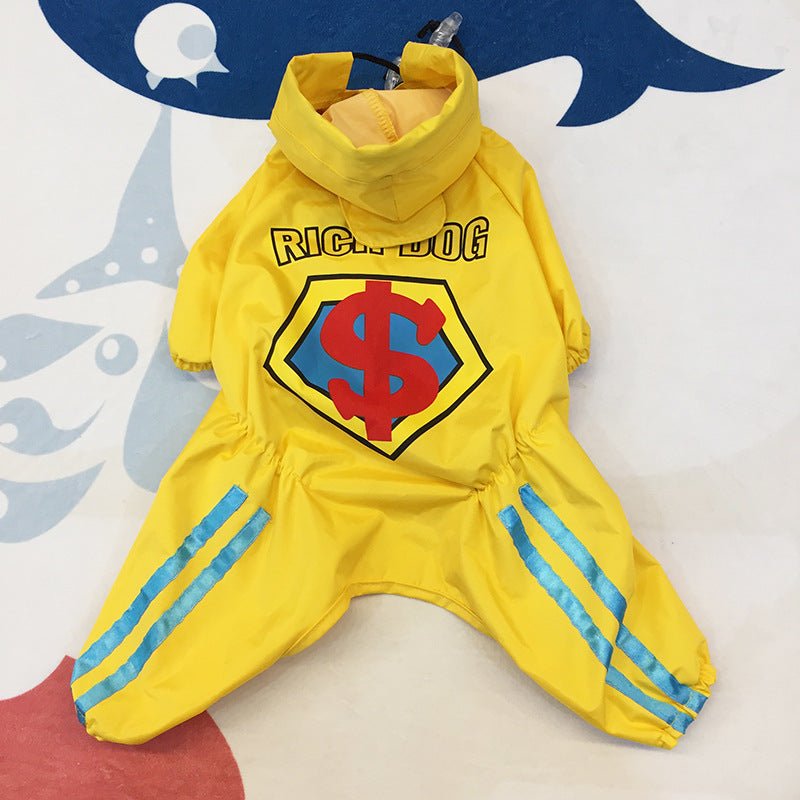 Ready Stock Wholesale & OEM Fashion Superman Pet Rain Coat - Feisuo Pet