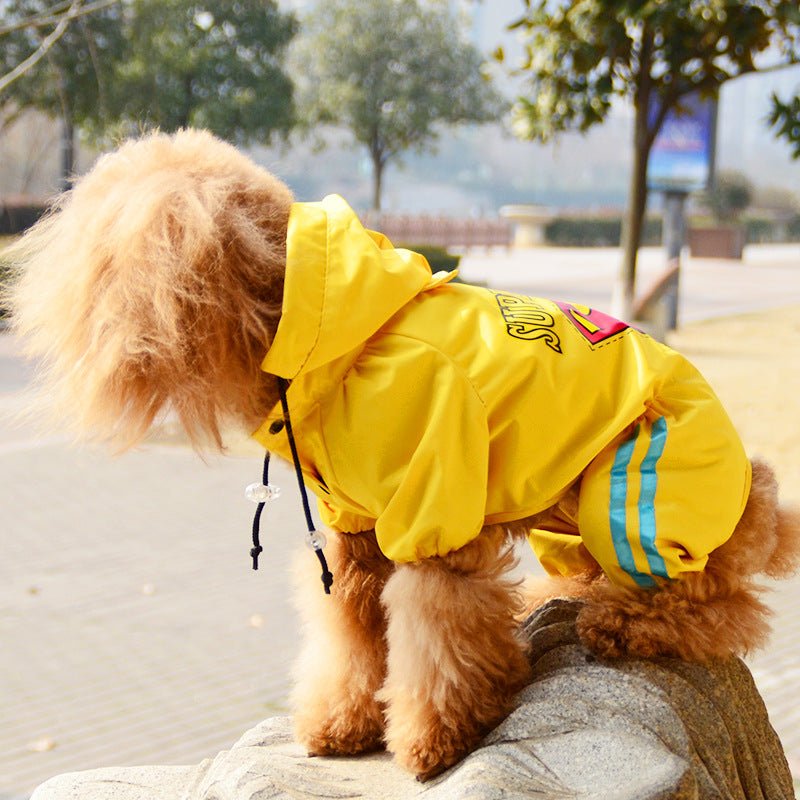 Ready Stock Wholesale & OEM Fashion Superman Pet Rain Coat - Feisuo Pet