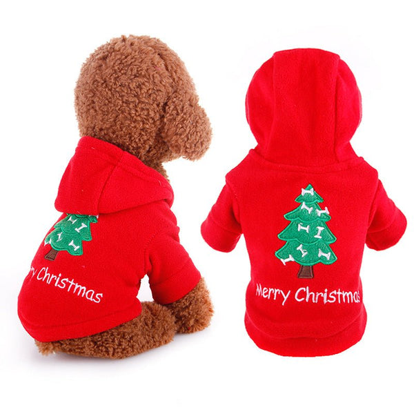 Ready Stock Wholesale & OEM Fleece Dog Christmas Clothes New Year Clothing | Feisuo Pet