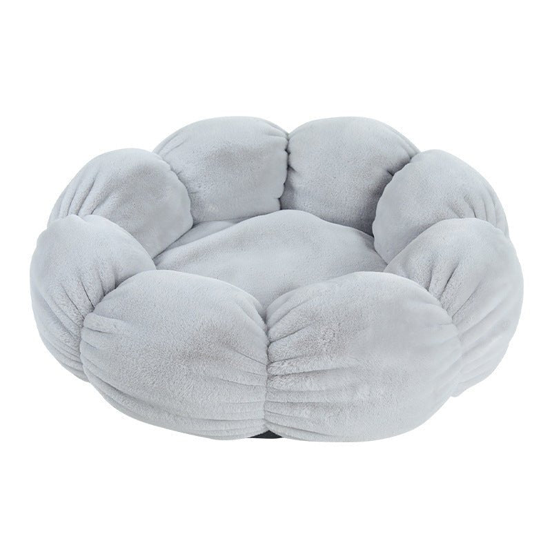 Ready Stock Wholesale & OEM Flower Shape Pet Bed Warm Plush Universal for all seasons - Feisuo Pet