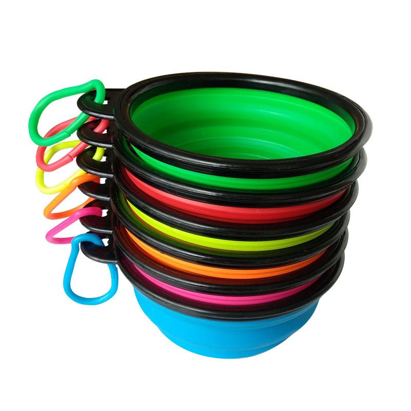 Ready Stock Wholesale & OEM Foldable TPR Pet Bowl With Carabiner - Feisuo Pet