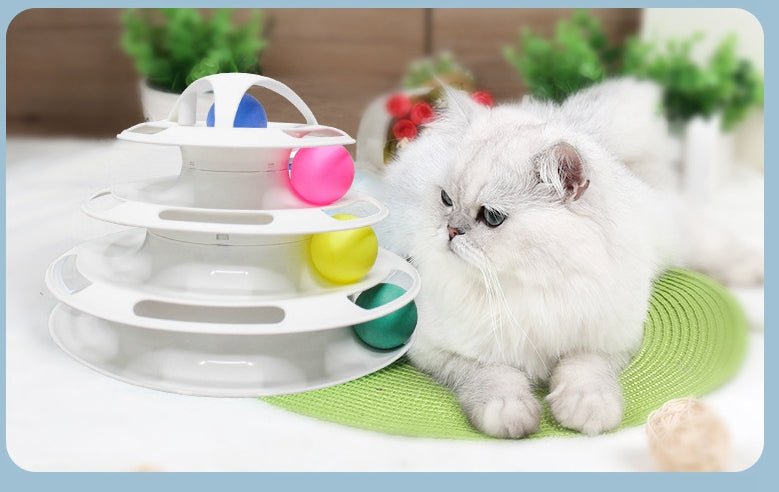 Ready Stock Wholesale & OEM Four-tier Cat Turntable Toy - Feisuo Pet