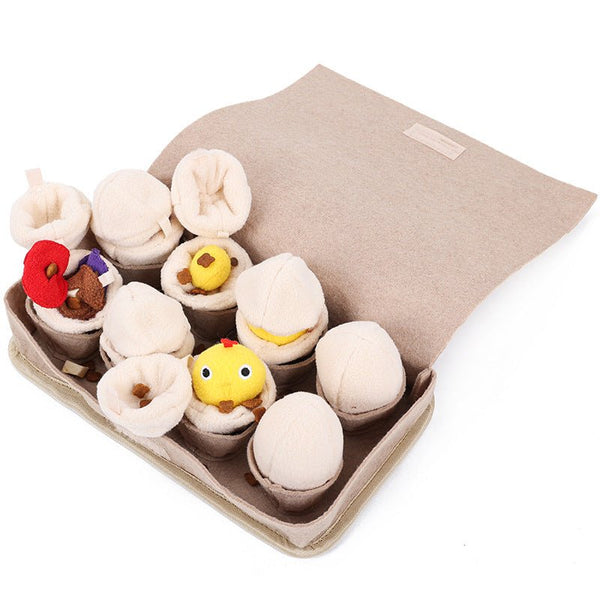 Ready Stock Wholesale & OEM Funny Egg Blind Box Puzzle Food Hiden Toy for Pet Dog | Feisuo Pet