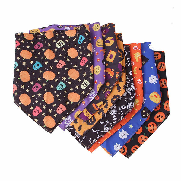 Ready Stock Wholesale & OEM Funny Halloween Dog Cat Triangle Scarf Collar | Feisuo Pet