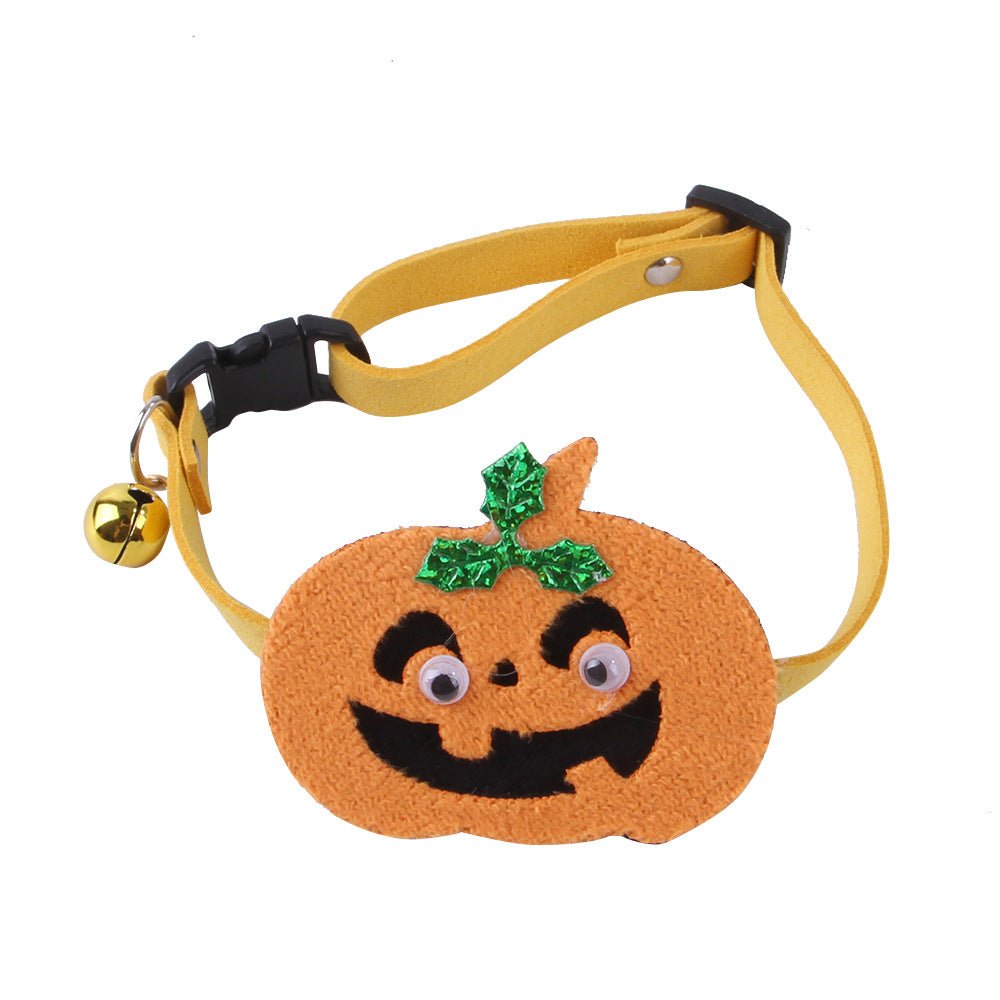 Ready Stock Wholesale & OEM Halloween Christmas Decoration Pumpkin Cat Bell Collar - Feisuo Pet