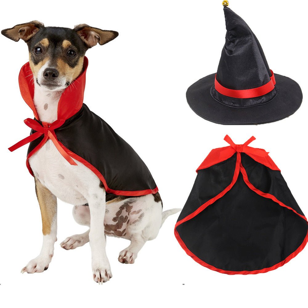 Ready Stock Wholesale & OEM Halloween Dog Cloak Suit Sets Pet Cape Hat | Feisuo Pet