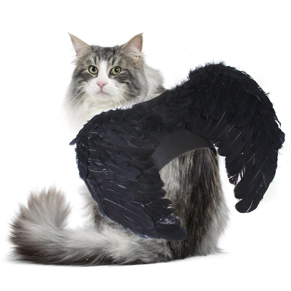 Ready Stock Wholesale & OEM Halloween Dog Clothing Angel Wings Cat Vest | Feisuo Pet