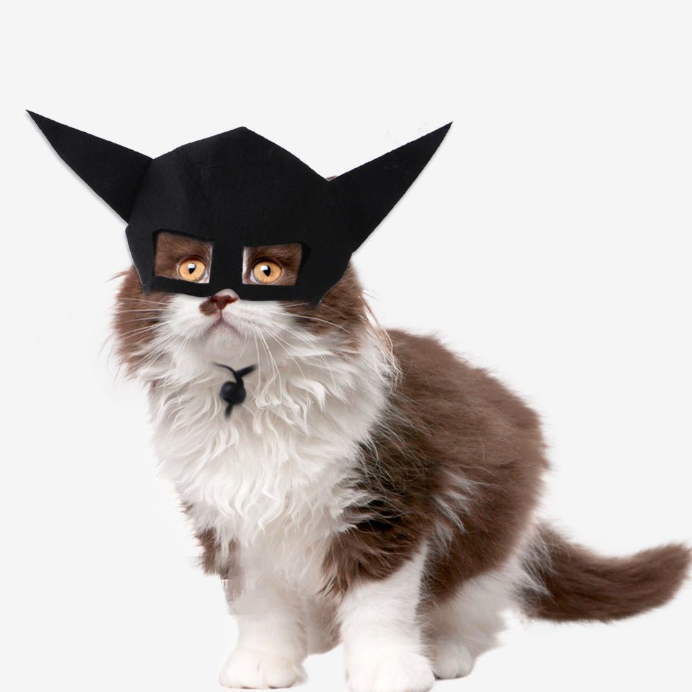 Ready Stock Wholesale & OEM Halloween Funny Mask Dog Cat Bat Mask Hat | Feisuo Pet