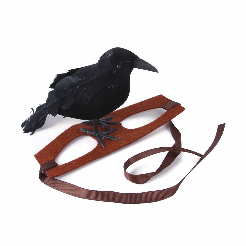 Ready Stock Wholesale & OEM Halloween Pet Dressing Crow Headdress - Feisuo Pet