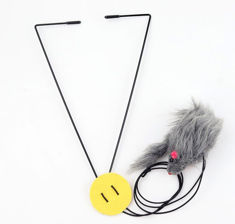 Ready Stock Wholesale & OEM Hanging Mouse Cat Toy Adjustable & Retractable Toy - Feisuo Pet