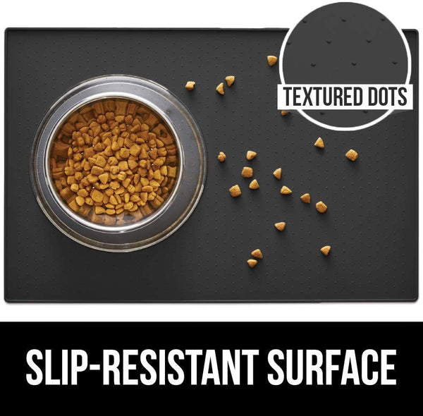 Ready Stock Wholesale & OEM Logo Food Grade Silicone Mat For Pet Bowls Anti-Slip | Feisuo Pet