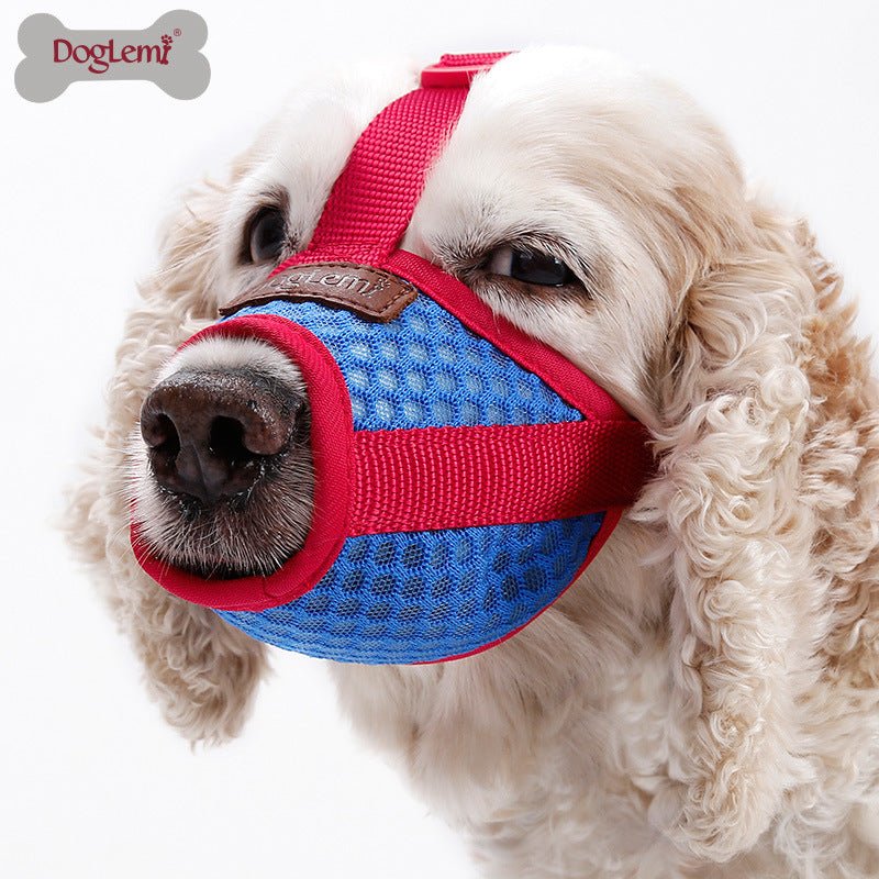 Ready Stock Wholesale & OEM Mesh Breathable Dog Muzzle Anti-Bite Barking Mask | Feisuo Pet