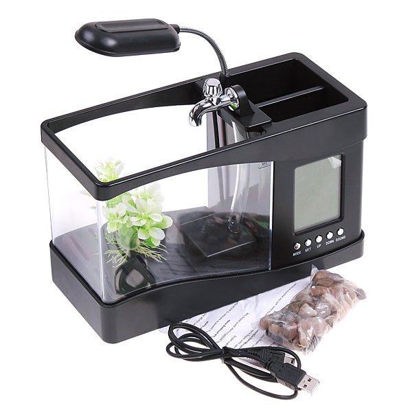 Ready Stock Wholesale & OEM Multi-functional Mini Table Fish Tank Acrylic Aquarium - Feisuo Pet