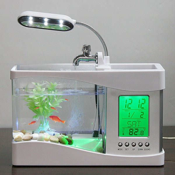 Ready Stock Wholesale & OEM Multi-functional Mini Table Fish Tank Acrylic Aquarium | Feisuo Pet